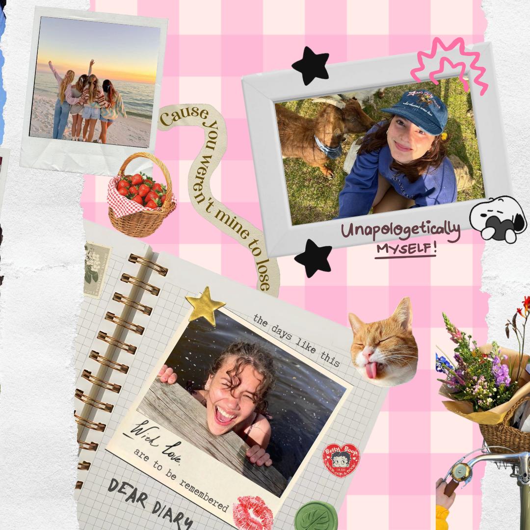 Pink theme Scrapbook Instagram Carousel | Canva Template