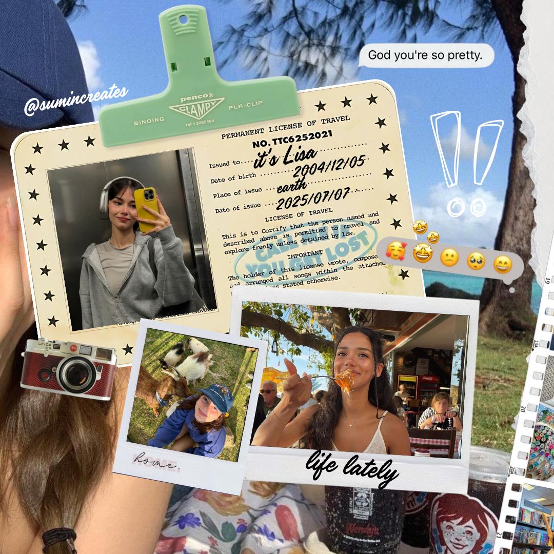 Photo Dump Instagram Scrapbook Carousel Post | Canva Template