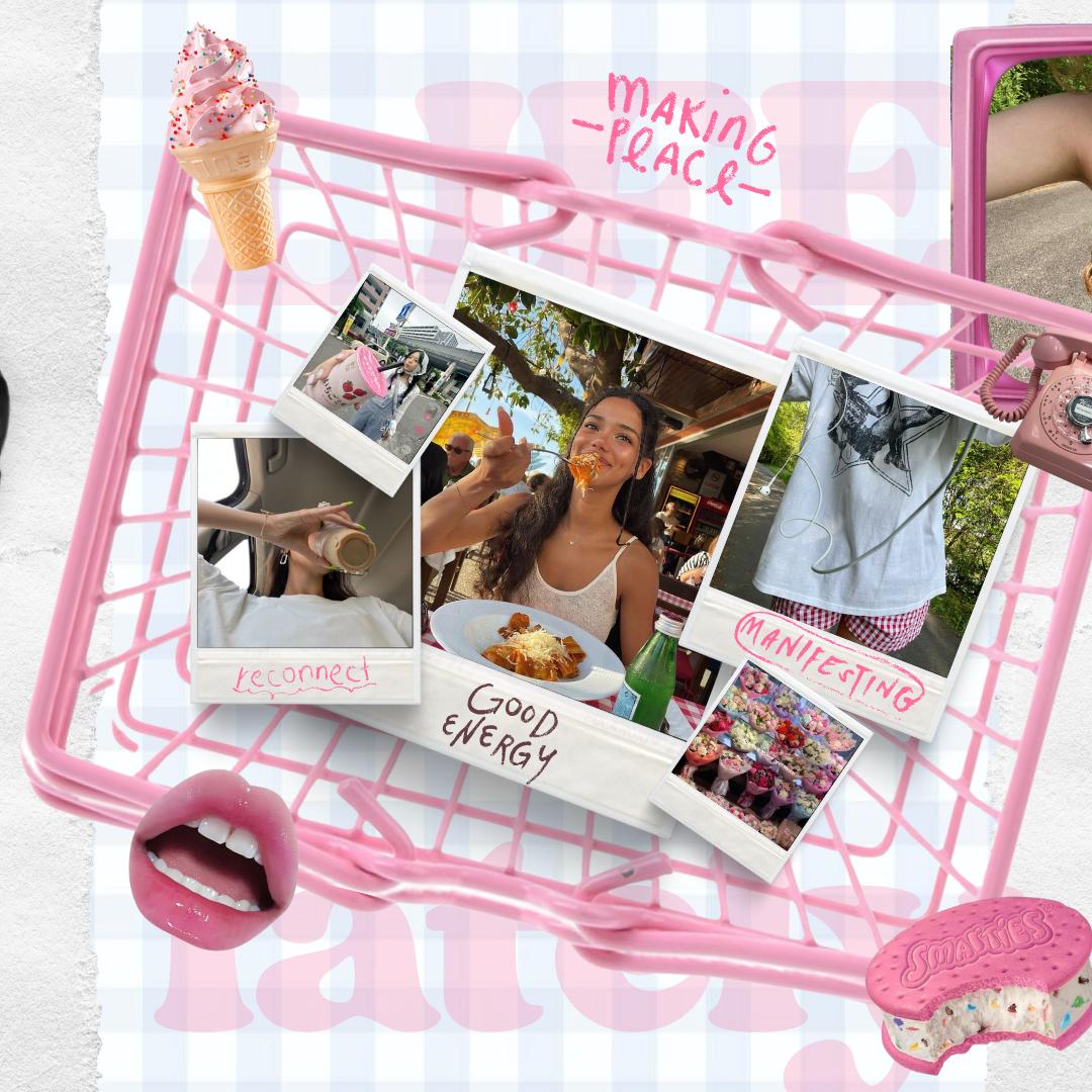 Pink theme Scrapbook Instagram Carousel | Canva Template