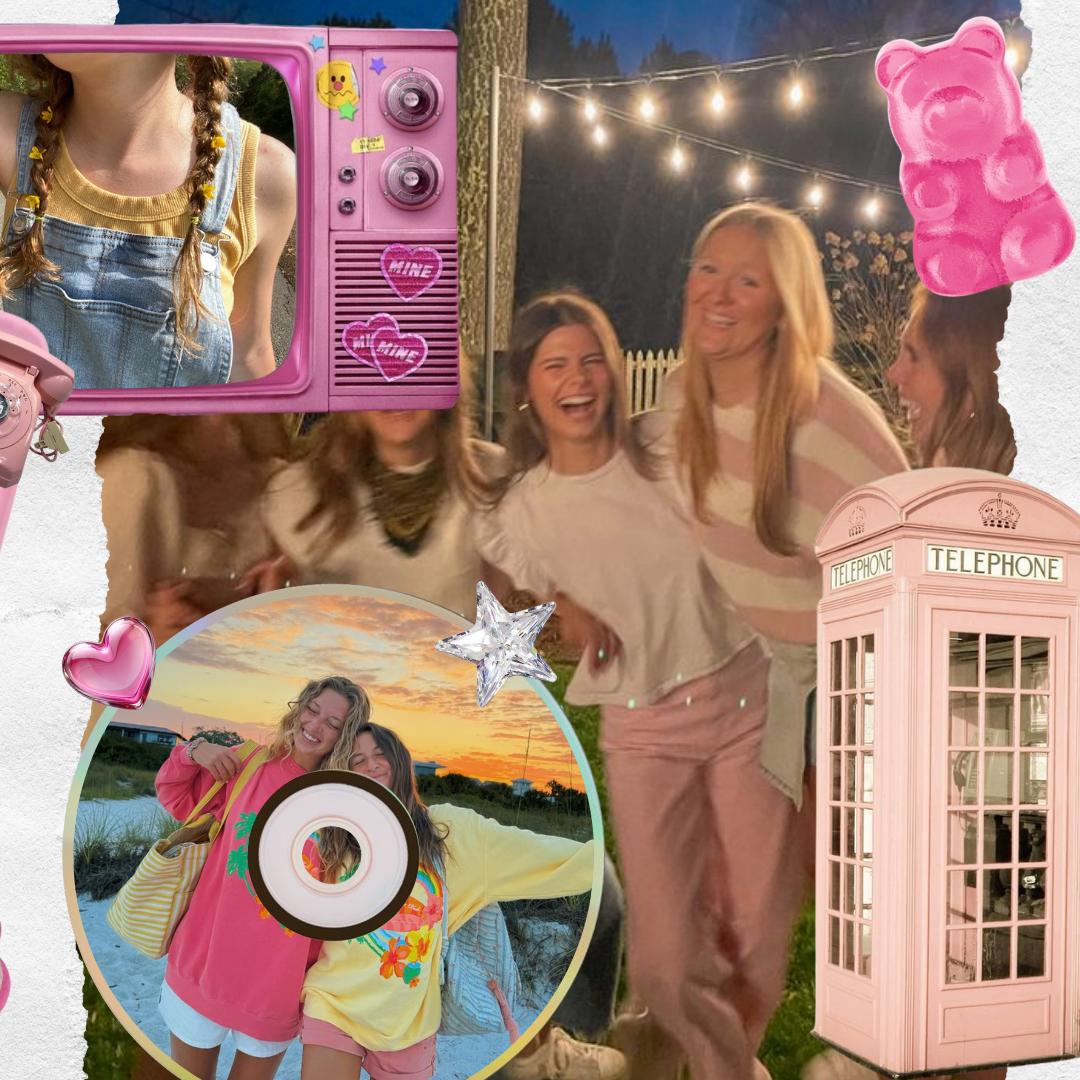 Pink theme Scrapbook Instagram Carousel | Canva Template