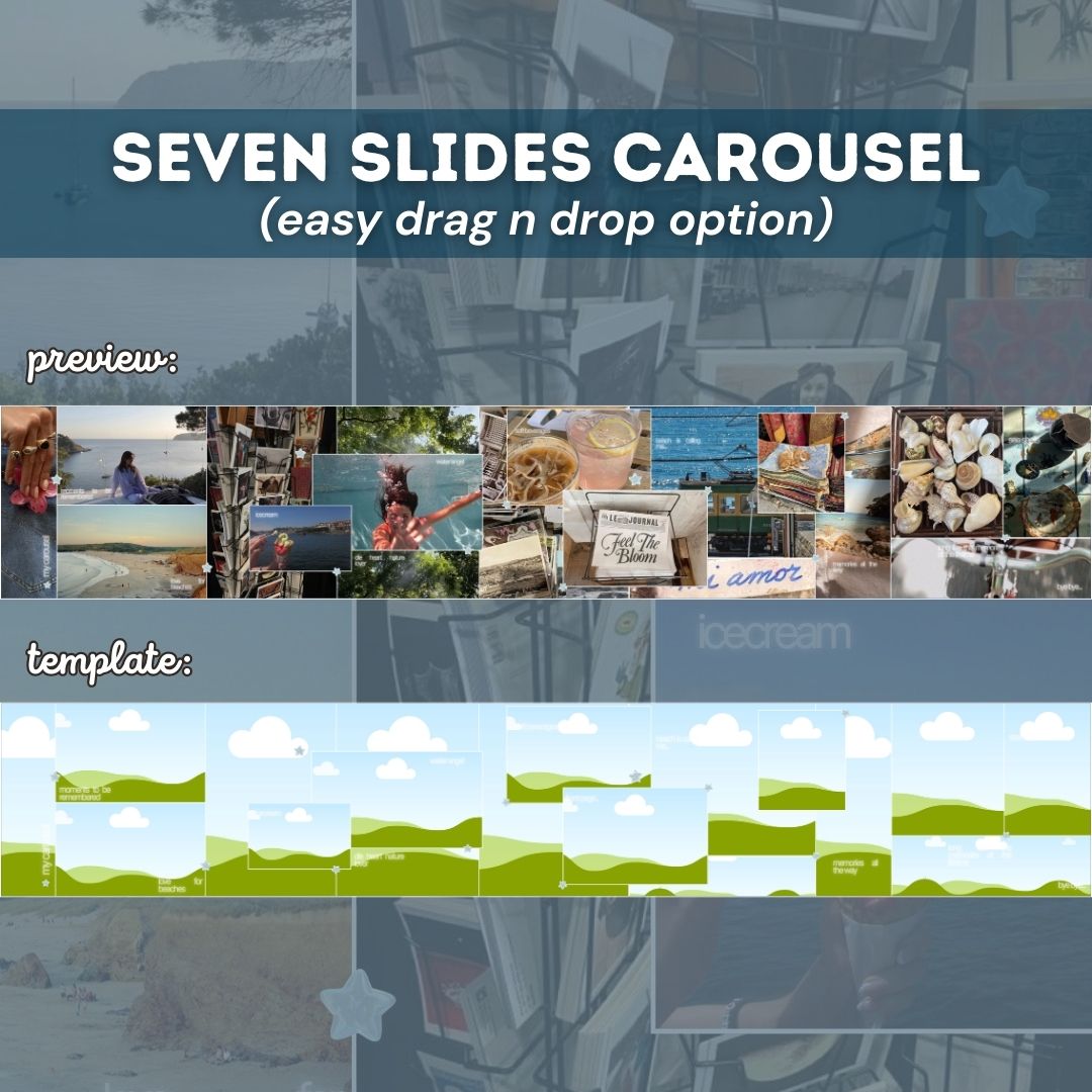 Clean White Frame Instagram Carousel Template