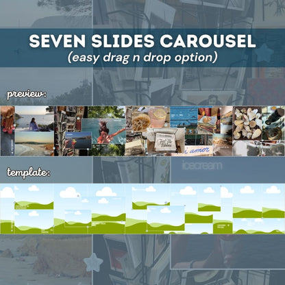 Clean White Frame Instagram Carousel Template