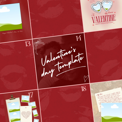 Valentine’s Day Instagram Template Pack (Editable Canva Templates)