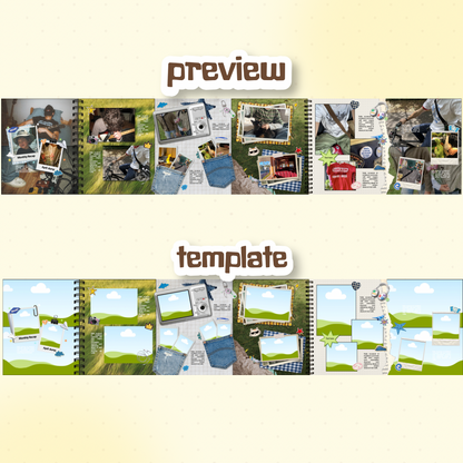 Monthly Recap Carousel Template