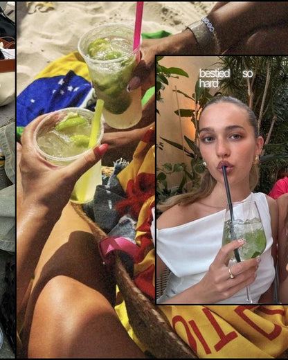 Seamless Black Outlined Minimal Instagram Carousel