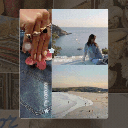 Clean White Frame Instagram Carousel Template